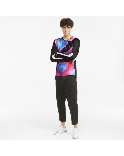 PUMA Blue Rkdo E7 Ls Jers for men