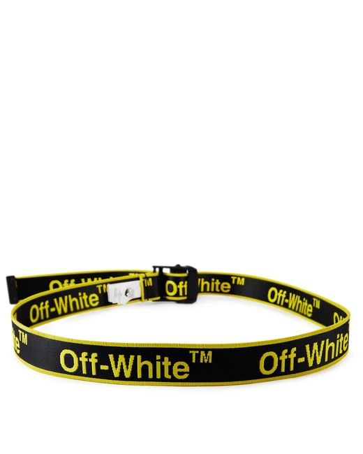 Off-White c/o Virgil Abloh Green Accessories Off Graphic Industrial Belt for men