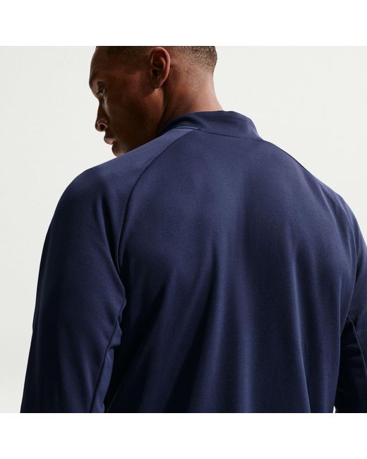 Nike Blue Long Sleeve Performance Running Top for men