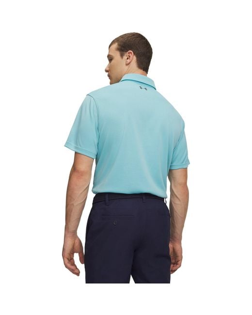Under Armour Blue Tech Polo for men
