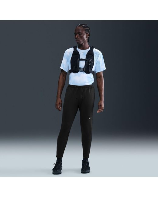 Nike Black Stride Knit Performance Tracksuit Bottoms for men