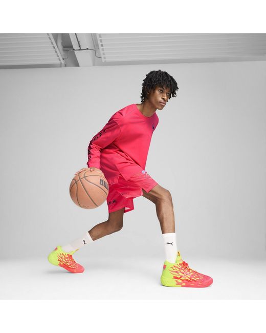PUMA Pink Mb.04 1Love Basketball Trainers for men