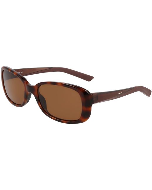 Nike Brown Epic Breeze Oval Sunglasses