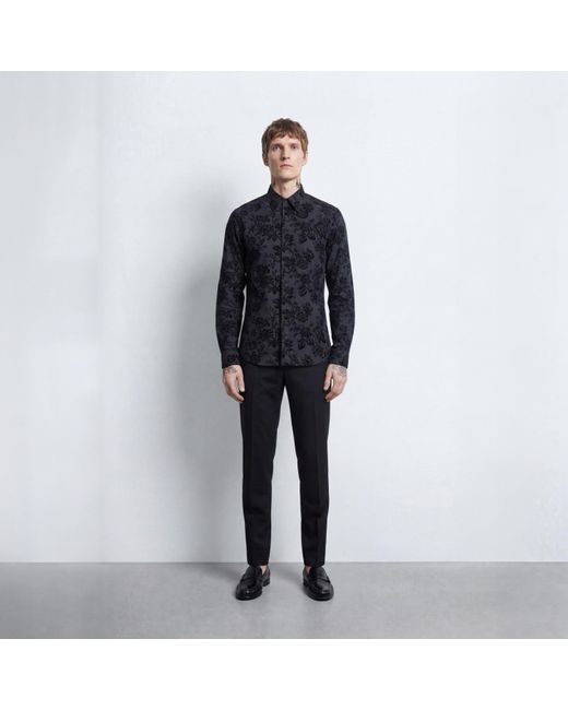 Twisted Tailor Blue Tt Armada Ls Flock S Sn72 for men