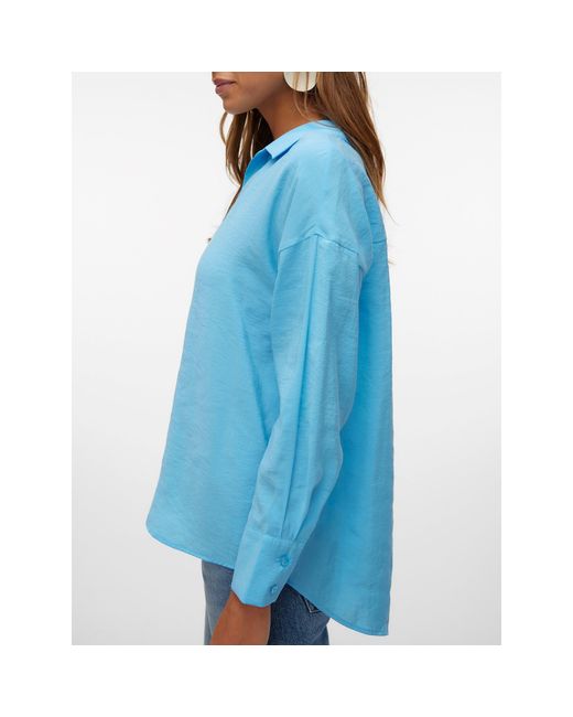 Vero Moda Blue Vmqueeny Shirt