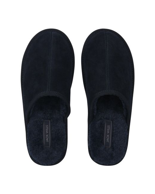 Jack Wills Blue Jw Mule Slippers for men