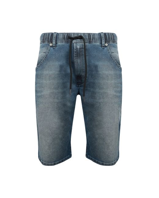 DIESEL Blue Krooley-Ne-Short Denim Shorts for men