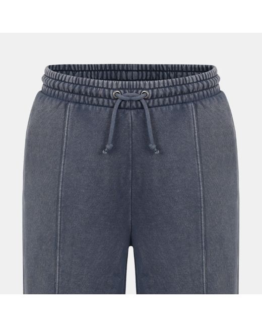 Firetrap Blue Washed Wl Cotton Open Hem Fleece Joggers