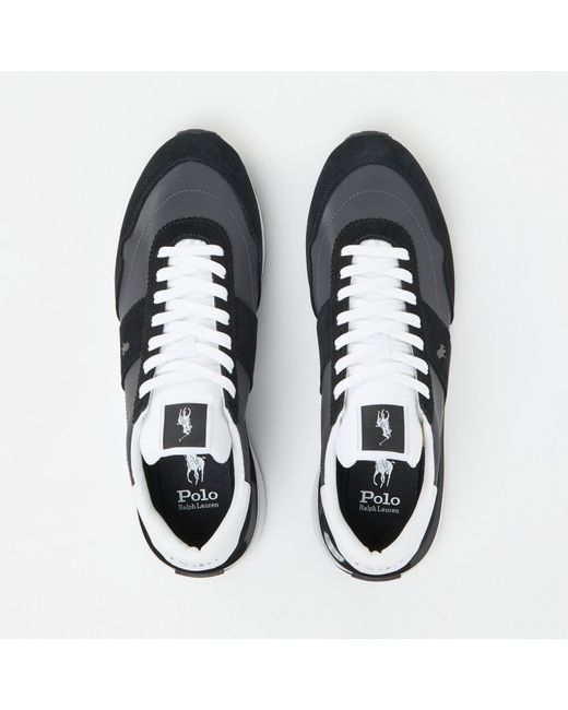 Polo Ralph Lauren Black Train 89 Low-Top Trainers for men