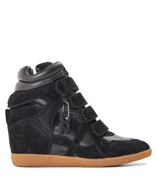Nokwol Black Eden Wedge Trainers