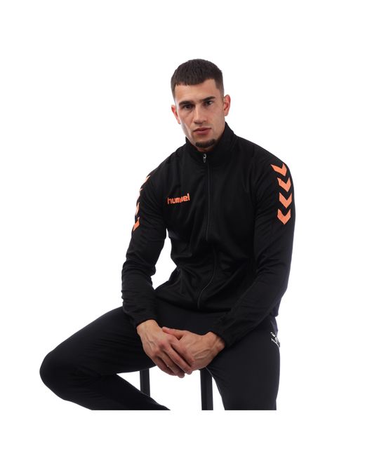 Hummel Black Core Tracksuit Top for men