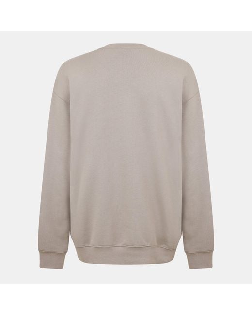 Vans Gray Blocked Box Cotton Crew Sweatshirt for men