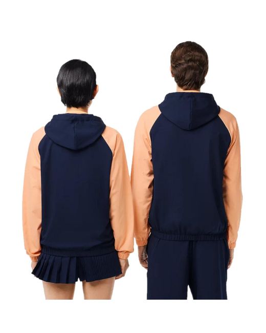 Lacoste Blue Water-Resistant Rain Anorak for men
