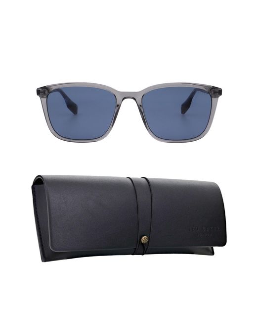 Ted Baker Blue Filip Square Sunglasses for men