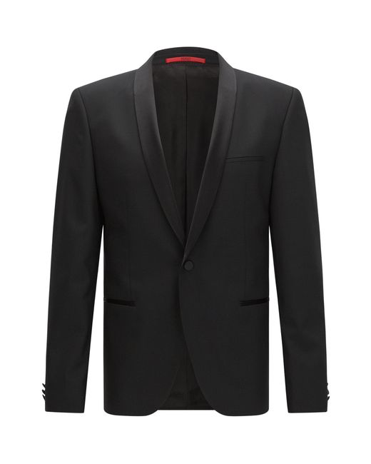 HUGO Black Alstons Suit Jacket for men
