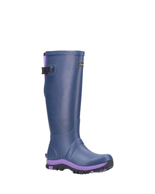 Cotswold Blue Realm Adjustable Wellington Boot