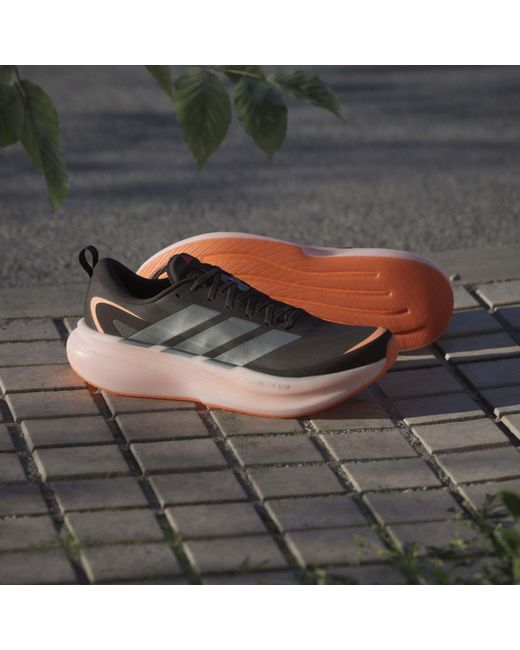 Adidas Blue Supernova Glide Running Shoes for men