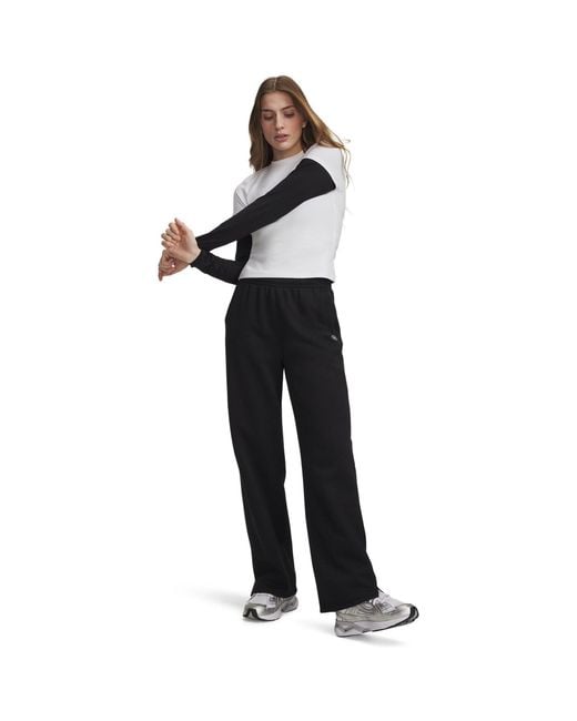 Under Armour Black Rival Fleece Straight Joggers