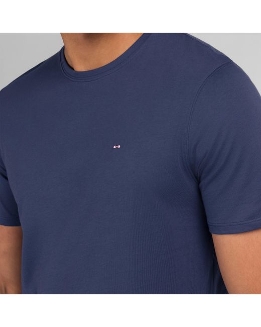 Eden Park Blue Short-Sleeved T-Shirt for men