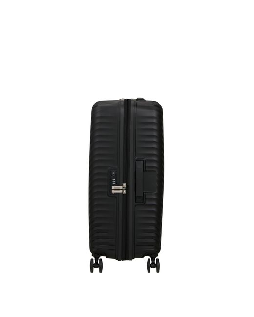 American Tourister Black Diablast Spinner 68X47X31/34Cm Exp Tsa Medium Hard Suitcase