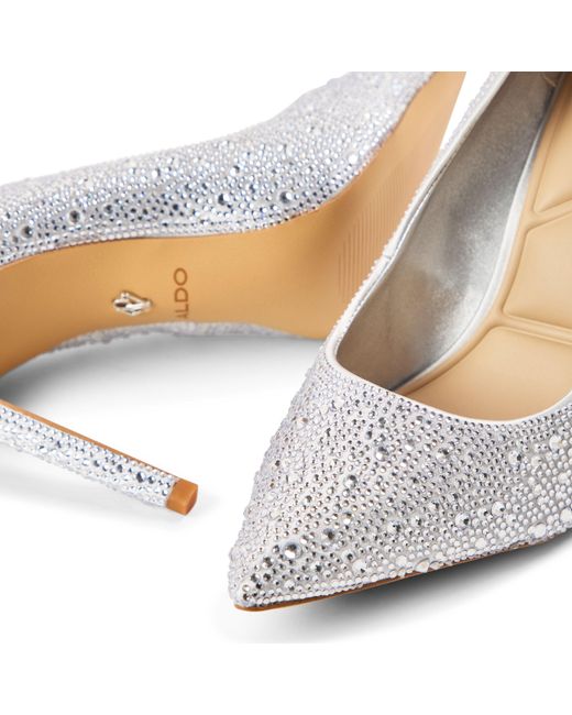 ALDO White Stessy2.0 Stiletto Court Shoes