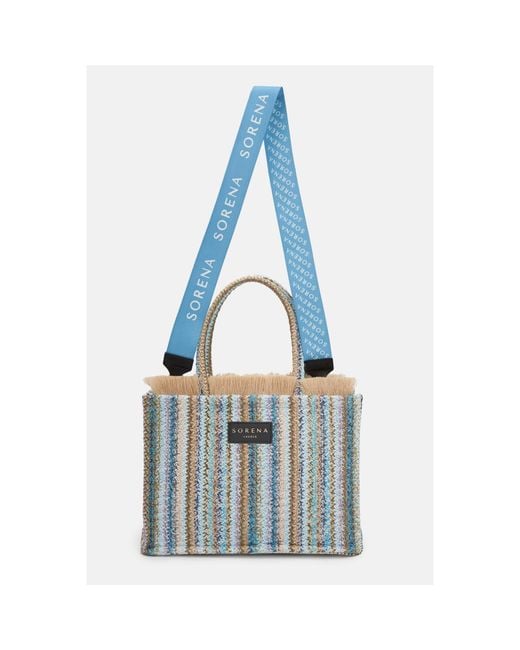 Sorena Blue Tote Bag