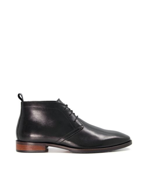 Dune Black Mervin Chukka Boots for men
