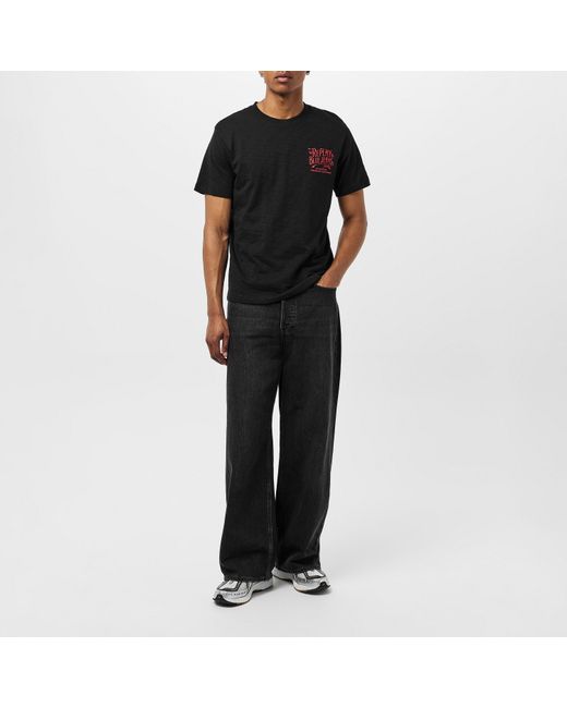 Replay Black Back Jeans T-Shirt for men