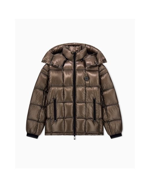 ARMANI EXCHANGE Brown Down Jacket for men