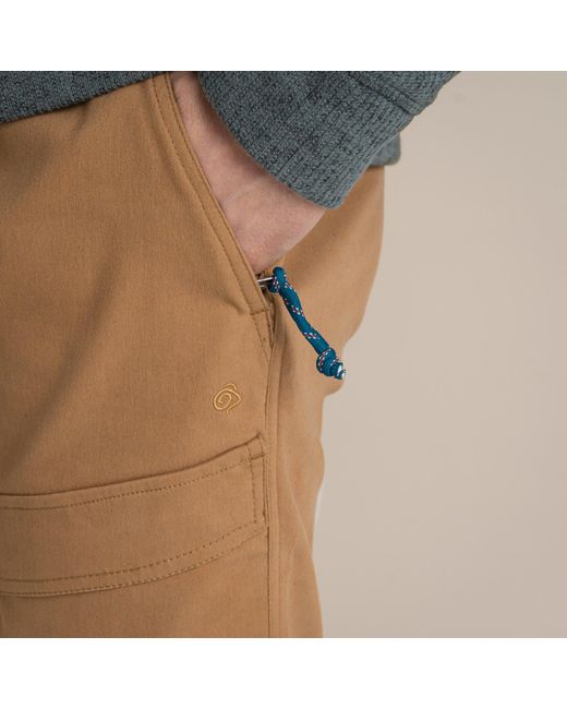 Craghoppers Brown Karst Straight Leg Trousers for men