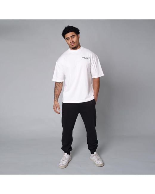 TELA CRUZ White Studio Tee Oversized T-Shirt for men