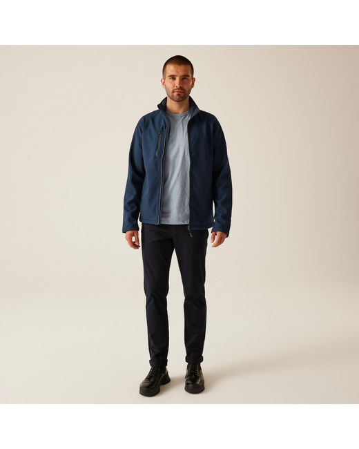 Regatta Blue H/M Softshell Jacket for men