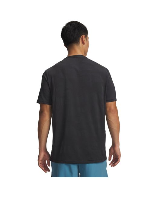 Under Armour Black Vanish Elite Seamless Camo Short Sleeve Ultimate Ultimate for men