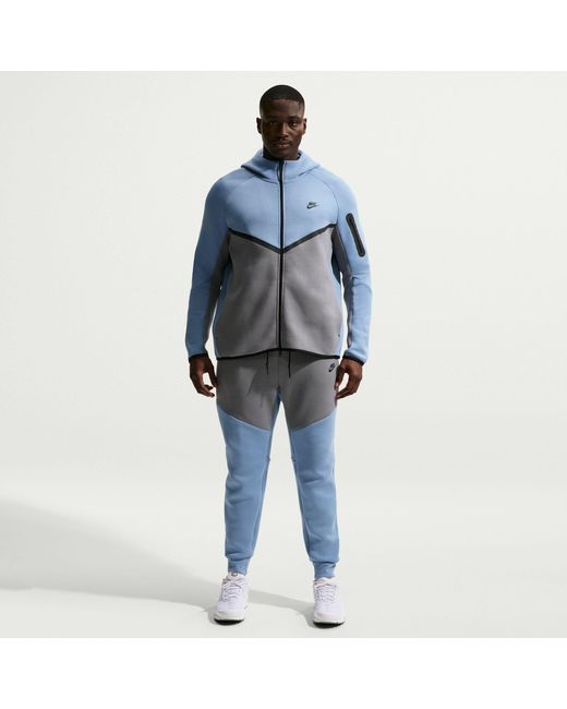 Nike Blue Tech Fleece Pants for men
