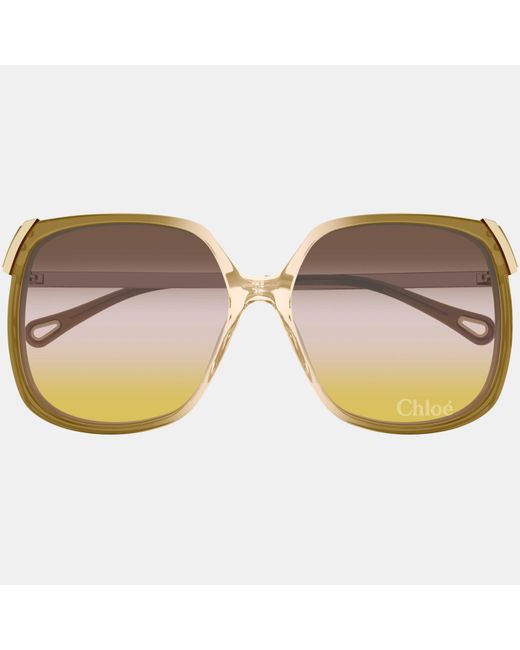 Chloé Multicolor Ch0286S Oversized Sunglasses