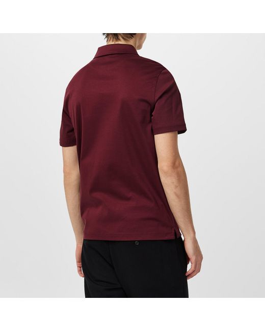 Ted Baker Red Regular Fit Zeiter Polo Shirt for men