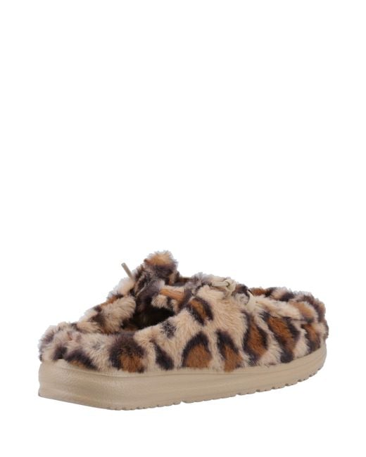 HeyDude Brown Wendy Slipper
