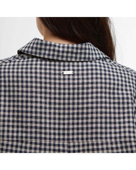 Barbour Gray Adaline Linen Shirt