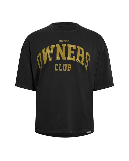 Represent Black Owners Club Oversized T-Shirt for men