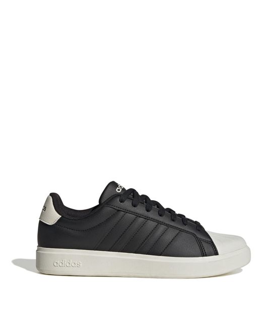 Adidas Black Street Talk Low-Top Trainers for men