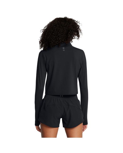 Under Armour Blue Launch Elite Half Zip Long Sleeve Performance Top