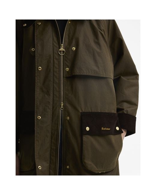 Barbour Green B.Li Kirklees Wax Ld64