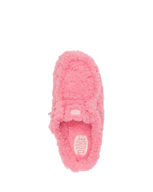 HeyDude Pink Wendy Slipper