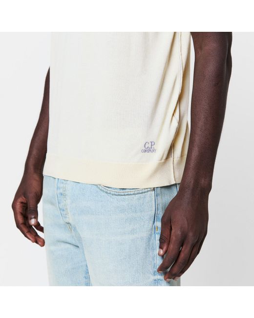 C P Company White C.P. Company Knitwear for men