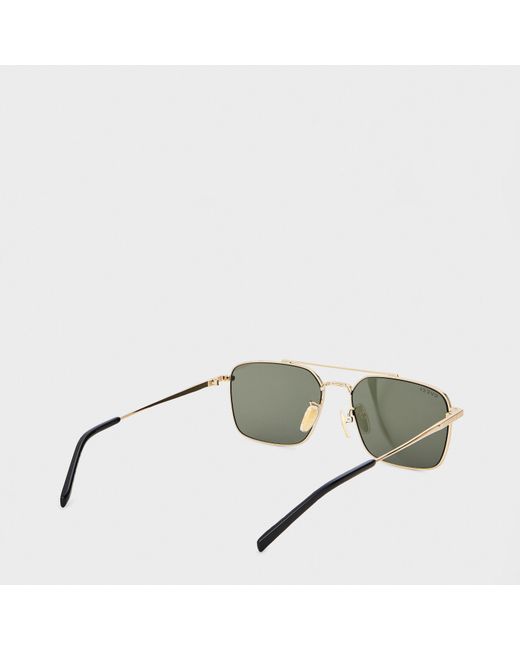 Gucci Metallic Rectangle Sunglasses for men