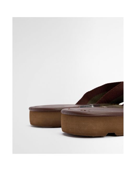 Barbour Brown Harker Sandals for men