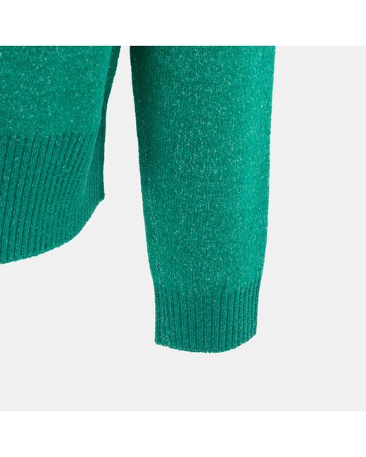 Miso Green Knit Jumper Solid