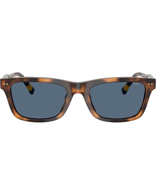 Polo Ralph Lauren Blue 0Ph4240U Square Sunglasses for men