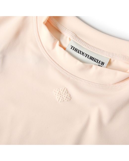 The Couture Club Natural Sculpting Stretch Emblem Baby T-Shirt