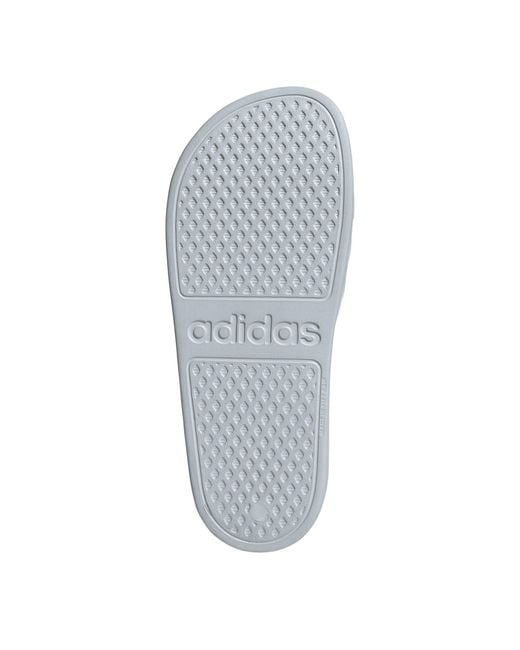 Adidas White Adilette Aqua Slide